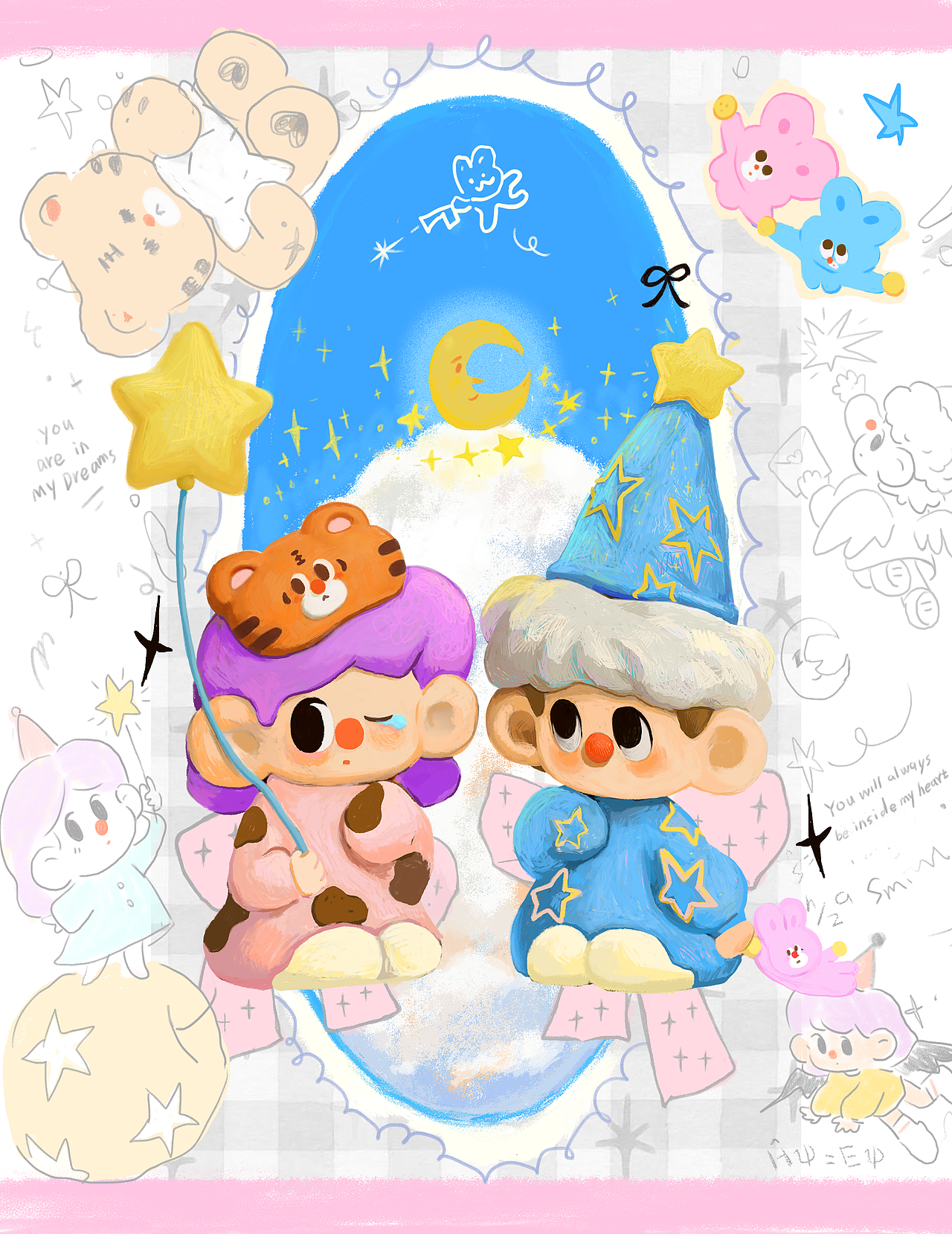 好好家族新插画（图ZNDAyOTc2NTAw） - 商业插画 - 站酷设计师约翰强尼原创素材 - 站酷ZCOOL