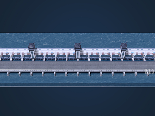 水閘泵站三維效果圖（個(gè)人主頁-ZNzMxOTg1MDg=） - 其他三維 - 站酷設(shè)計(jì)師聰過原創(chuàng)素材 - 站酷ZCOOL