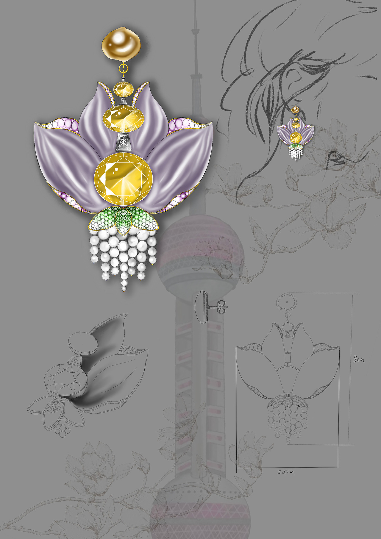 珠宝设计（图ZNDAzMDA3NDky） - 其他 - 站酷设计师Z554682419原创素材 - 站酷ZCOOL