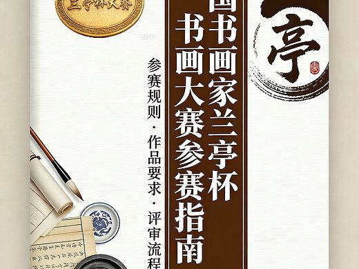 今日头条，全国书画家兰亭杯书画大赛参赛指南以下是结