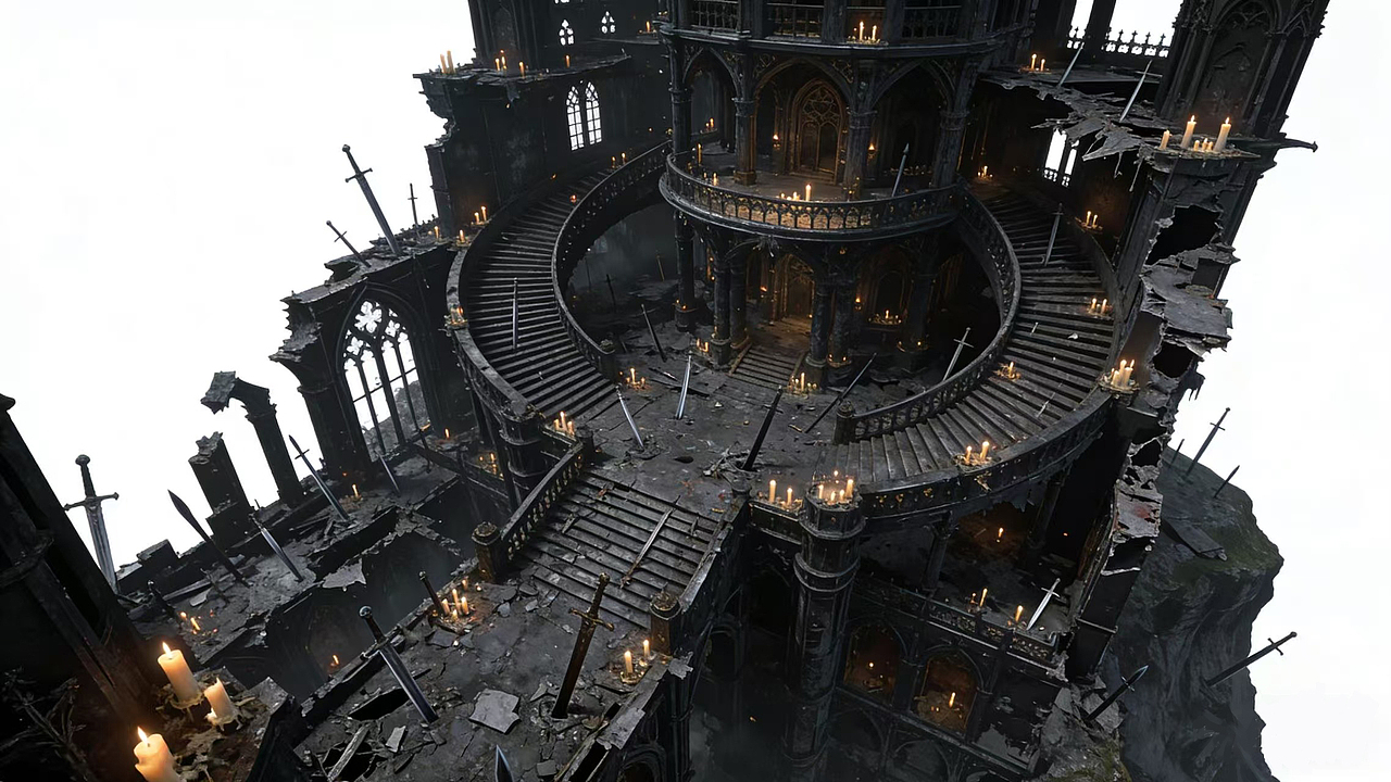 目之圣痕，黑暗龙城堡（图ZNDAzMDExOTg4） - 概念设定 - 站酷设计师侯雨杨原创素材 - 站酷ZCOOL