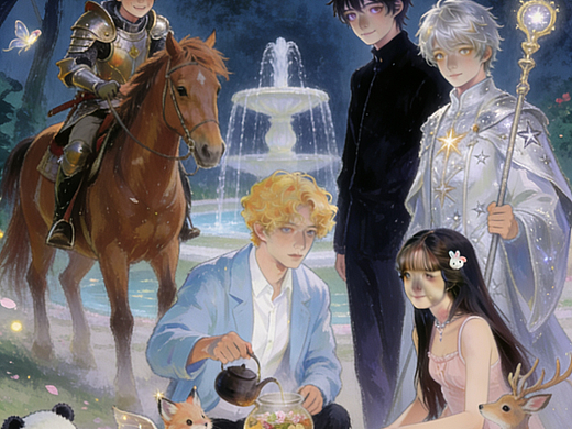 星落童话镇•羁绊系列主题艺术展览封面