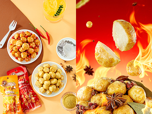 电商食品摄影 | 甘源鱼丸 X 幼稚缘