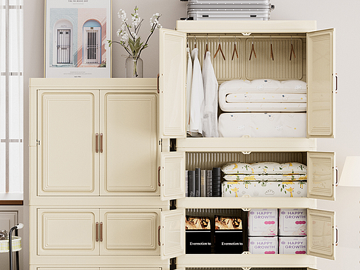 塑料衣柜详情页