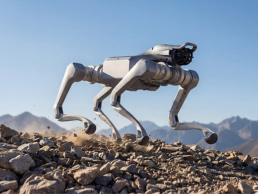 【AI赋能】宇树科技 Unitree AS2产品渲染分享