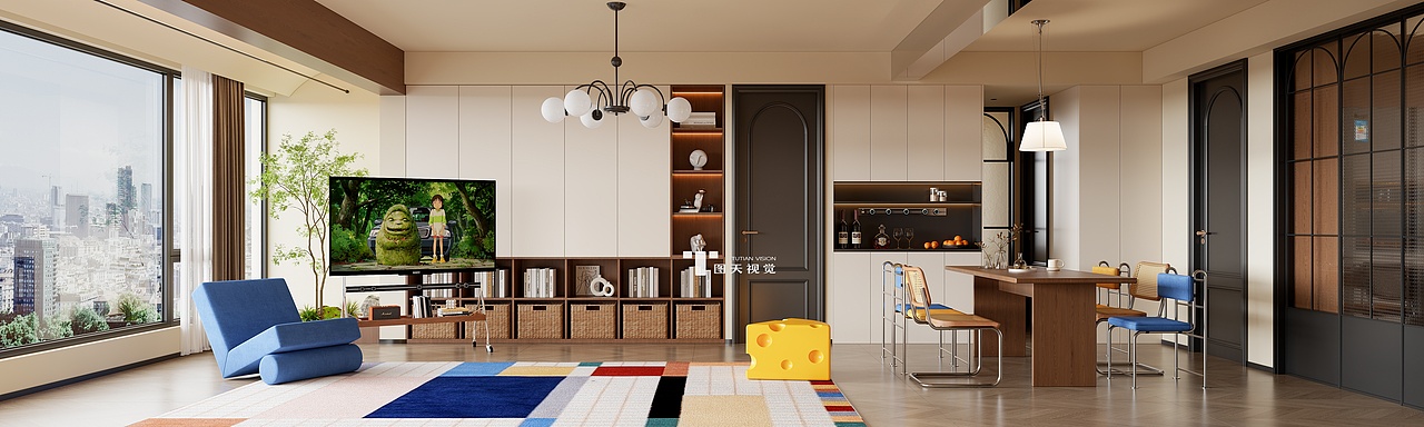 中古包豪斯🔴🔵🟡（图ZNDAzMDQ1MDg4） - 建筑/空间 - 站酷设计师图天设计suki原创素材 - 站酷ZCOOL