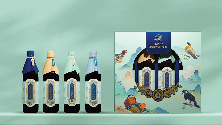 江西鱼鹰调味粮油酱油品牌全线产品包装设计（图ZNDAzMDU2Mjc2） - 包装 - 站酷设计师设计师杨慧斌原创素材 - 站酷ZCOOL