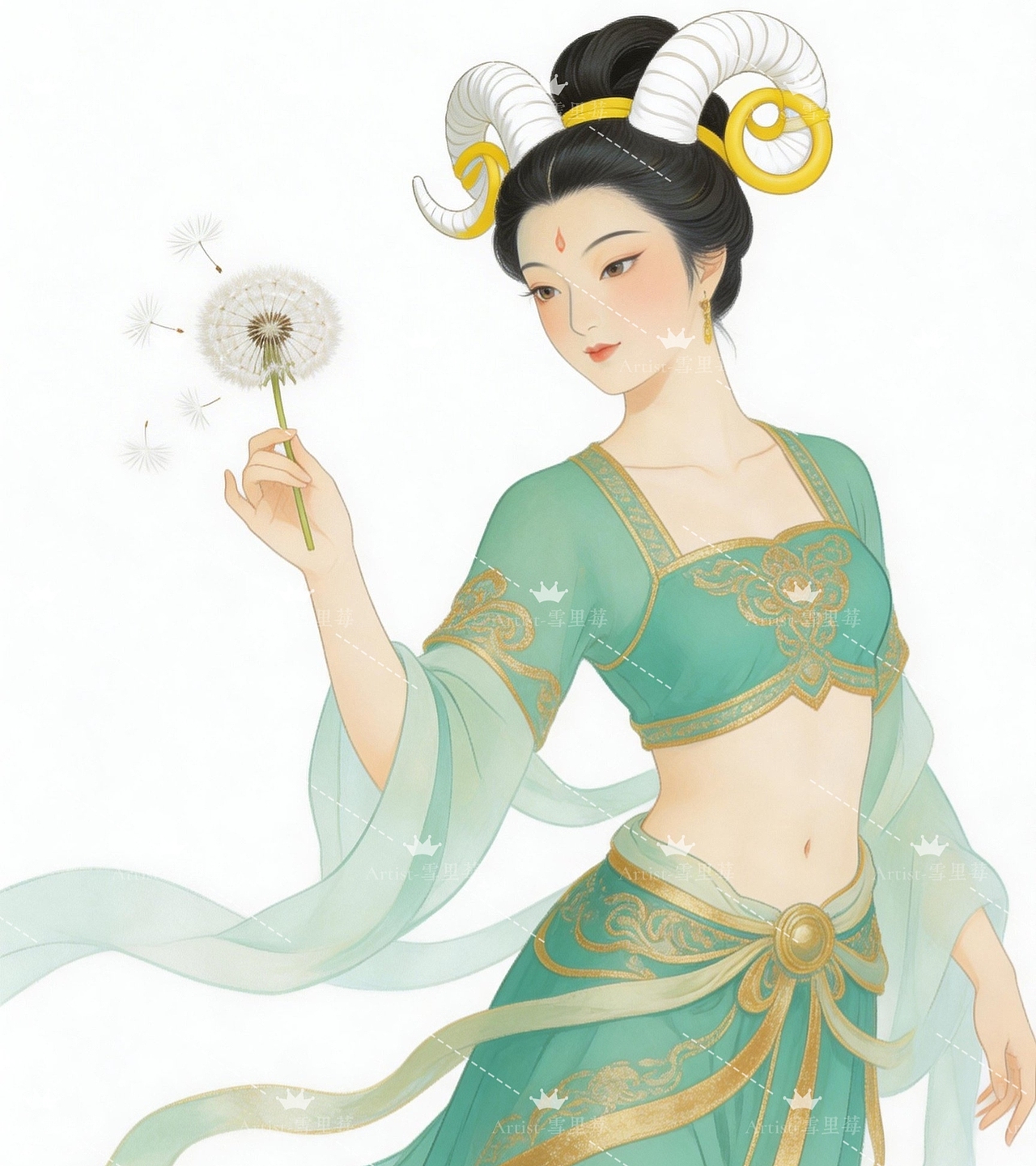 国风十二星座系列VS光绘艺术（原创动画短片设计中）（图ZNDAzMDU4Njg4） - AI作品 - 站酷设计师雪里莓工作室原创素材 - 站酷ZCOOL