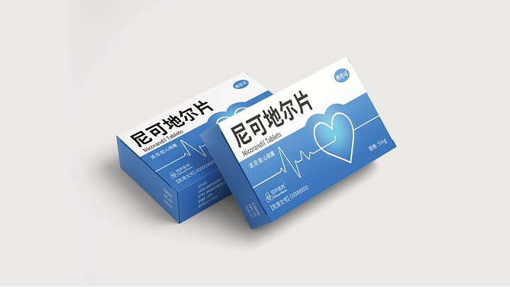 四环医药·尼可地尔片包装设计（图ZNDAzMDU5NjA4） - 包装 - 站酷设计师设计师杨慧斌原创素材 - 站酷ZCOOL