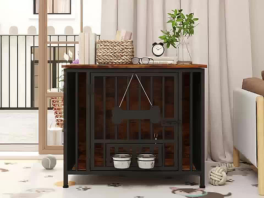 折叠款狗笼展示动画