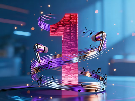 耳机公司一周年庆典KV