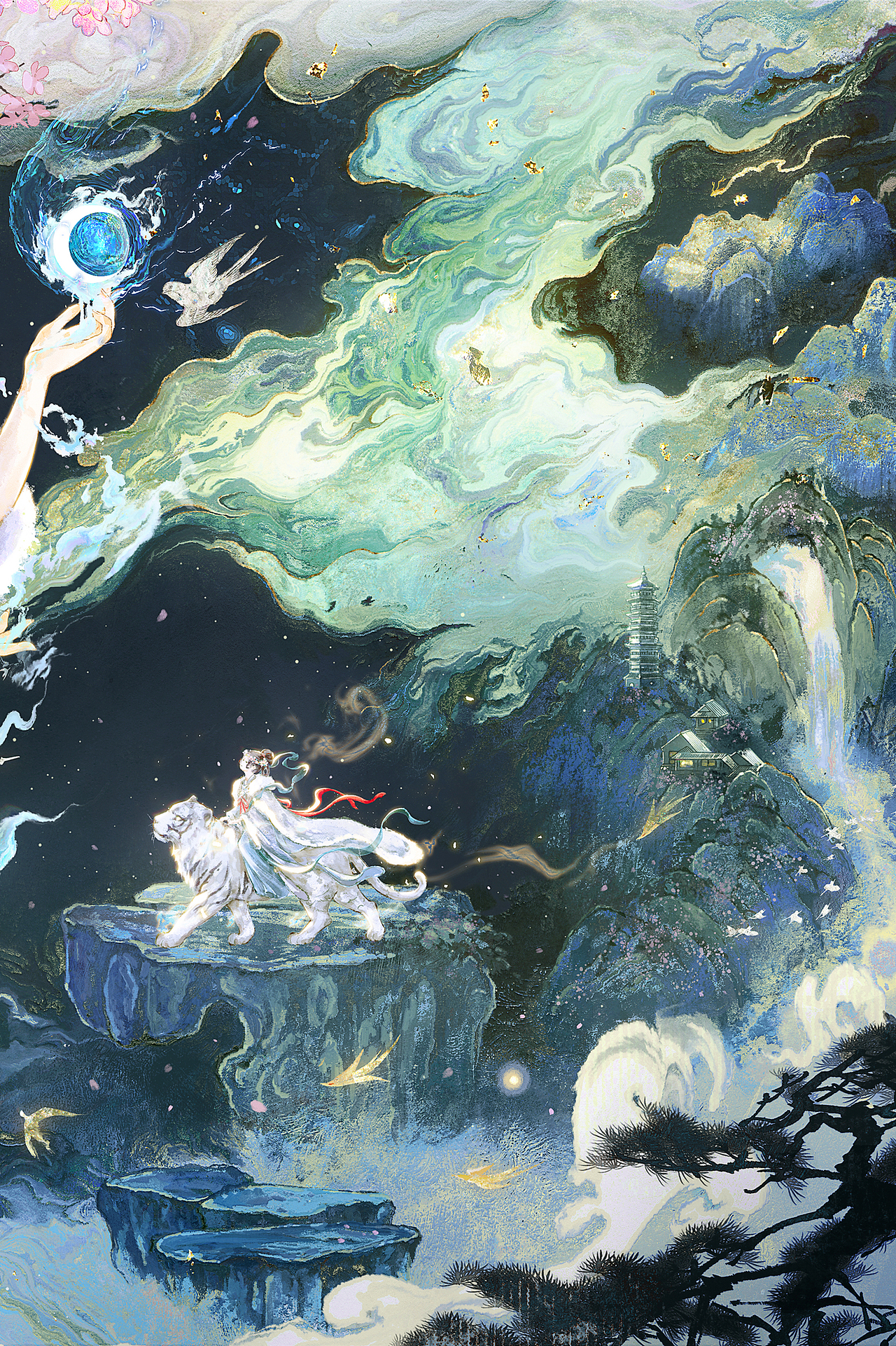 以闪亮之名海报-寅魄渡世（图ZNDAzMDcxMDk2） - 商业插画 - 站酷设计师慕白__原创素材 - 站酷ZCOOL
