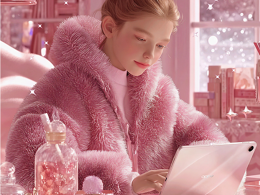 OPPO 星光粉PAD 广告创意