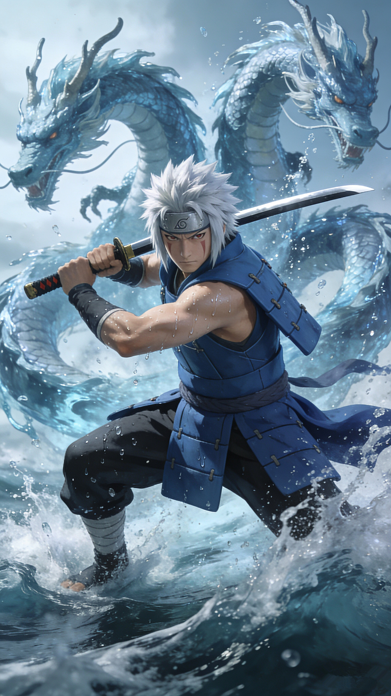 火影忍者 二代火影 千手扉间（图ZNDAzMDg2OTky） - AI作品 - 站酷设计师魅影陌客原创素材 - 站酷ZCOOL