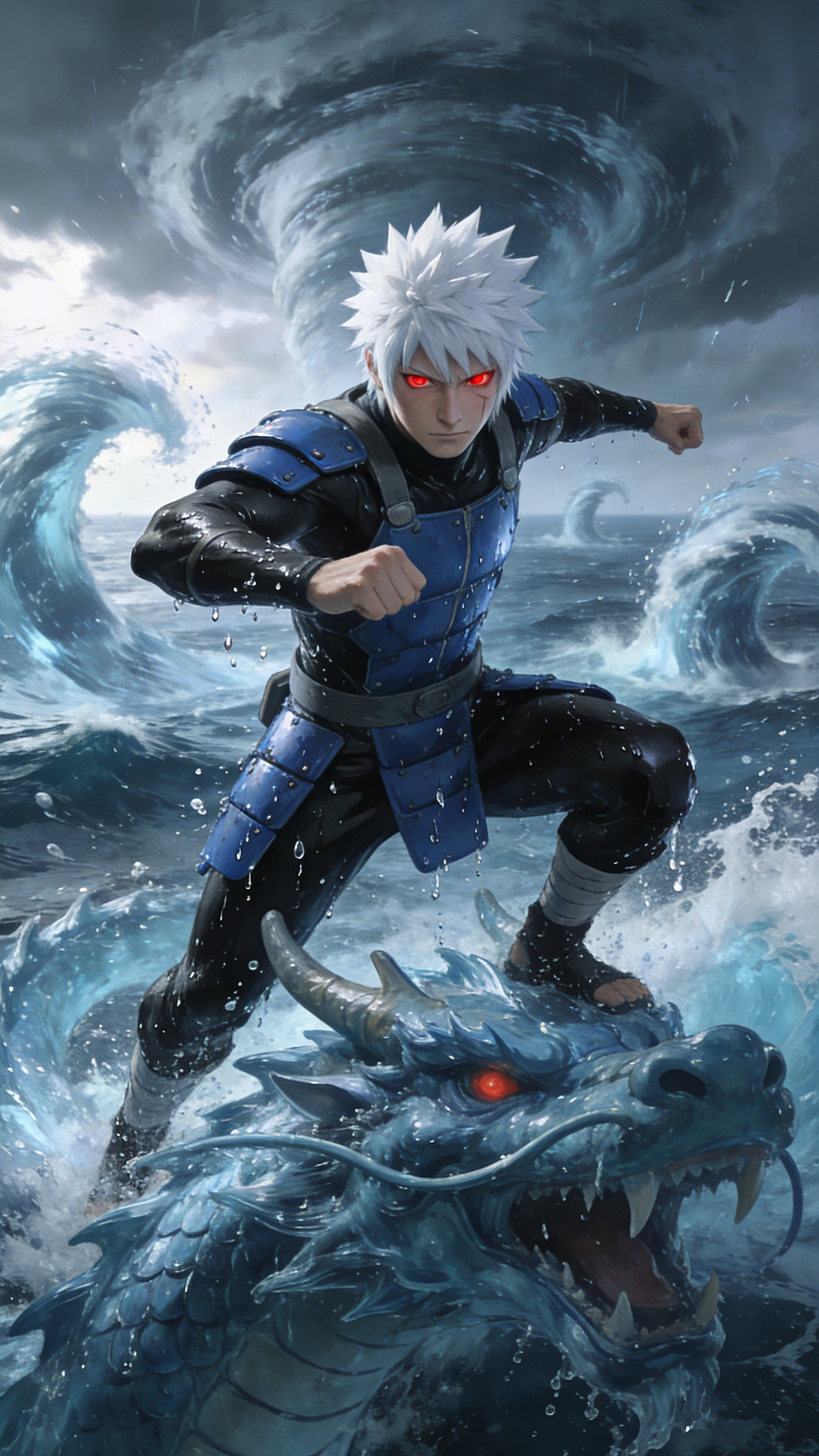 火影忍者 二代火影 千手扉间（图ZNDAzMDg3MDI4） - AI作品 - 站酷设计师魅影陌客原创素材 - 站酷ZCOOL