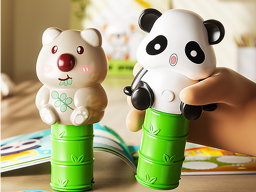 C4D详情图设计案例 | 动物魔法印章