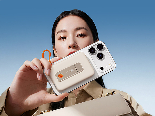 (AI助力)支架磁吸无线快充移动电源详情页