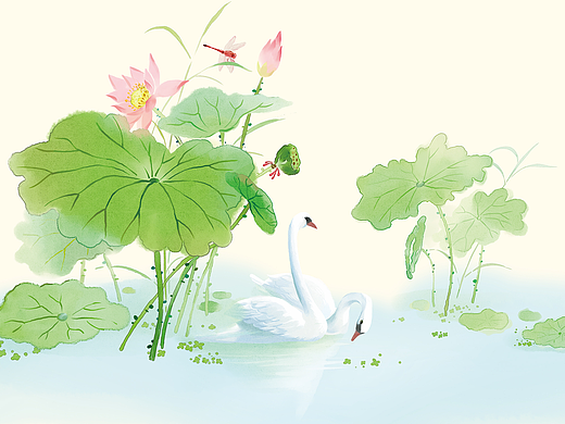 工作中的插画设计，已商用