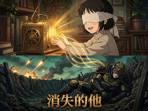 消失的他（个人主页-ZNzMyMDk1NTI=） - AI作品 - 站酷设计师earlzk原创素材 - 站酷ZCOOL