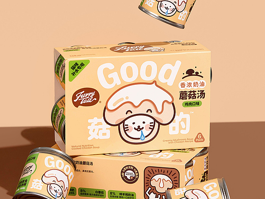 Good菇的™ ｜ 包装设计 宠物 食品 蘑菇 汤罐
