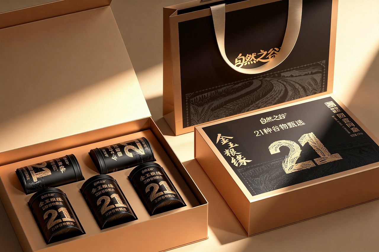 杂粮礼盒罐子包装设计（图ZNDAzMTIwNDc2） - 包装 - 站酷设计师硕小果创意原创素材 - 站酷ZCOOL