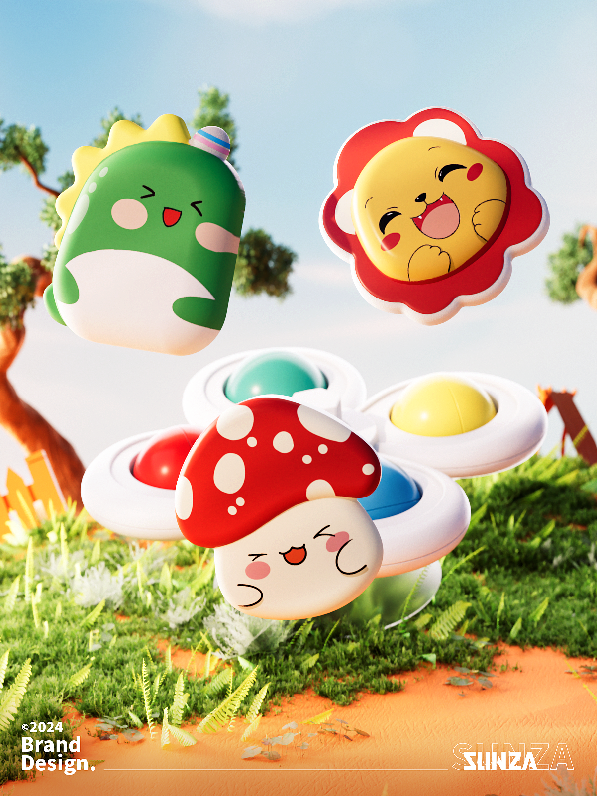 C4D详情图设计案例 | 吸盘玩具转转乐（图ZNDAzMTIyMzM2） - 电商 - 站酷设计师森泽设计原创素材 - 站酷ZCOOL