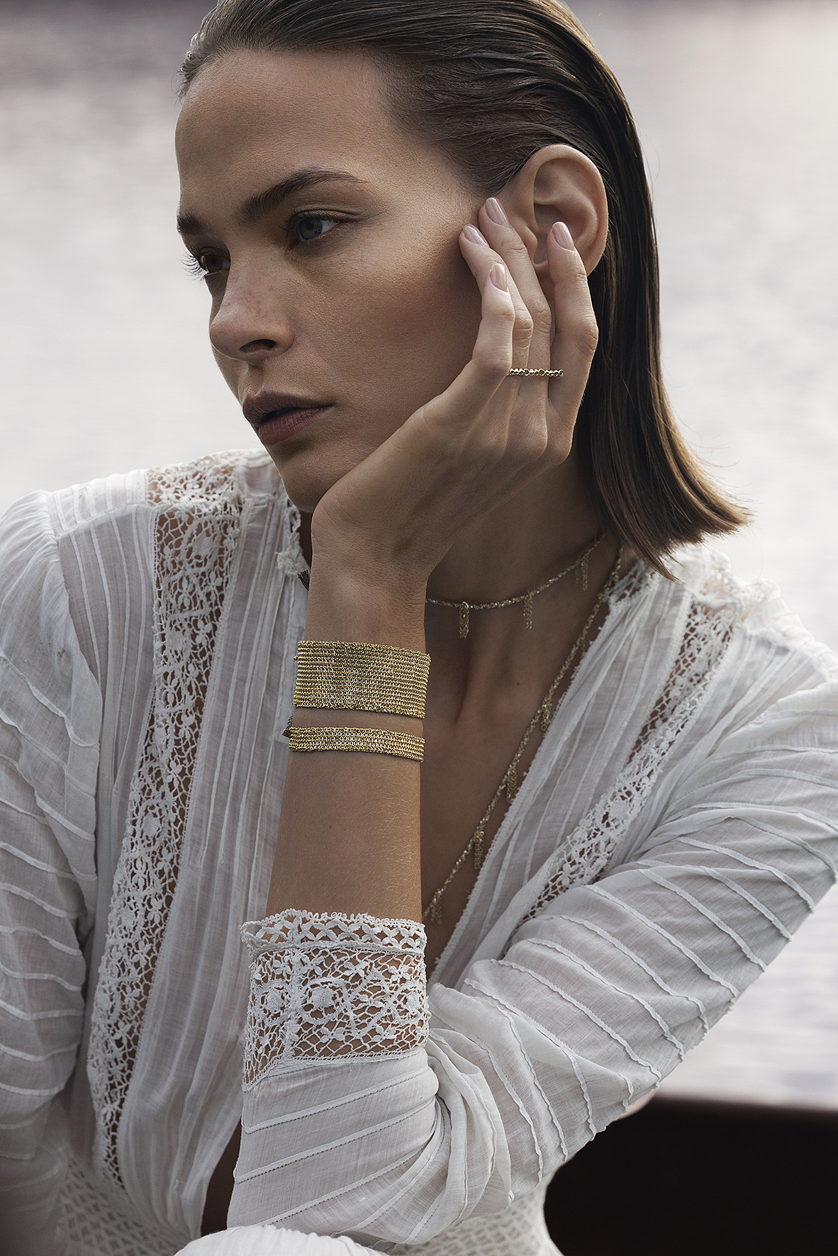 广州独家签约超模 极简风首饰拍摄（图ZNDAzMTMyNDM2） - 人像摄影 - 站酷设计师KimWavesModel原创素材 - 站酷ZCOOL