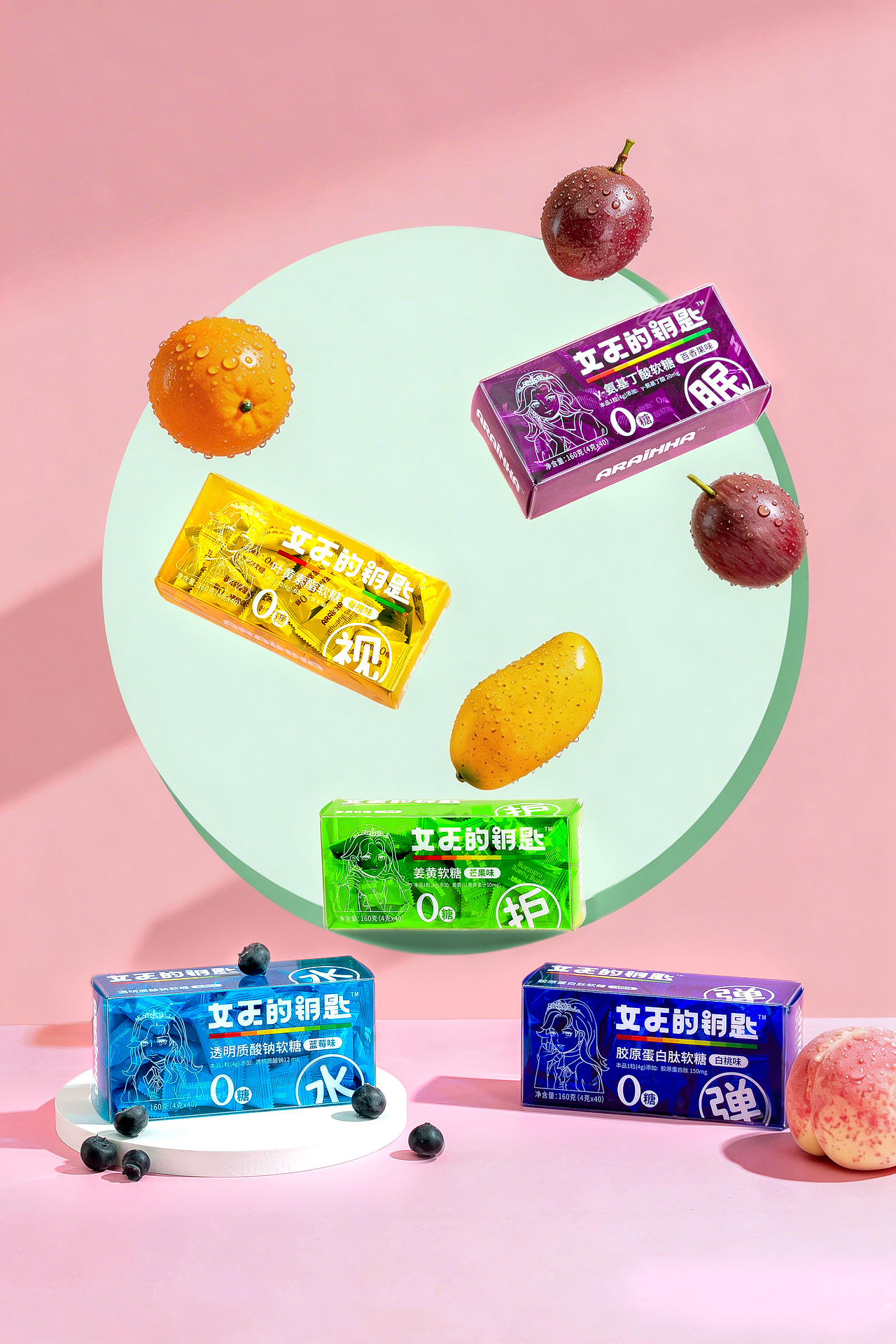 女王的钥匙 软糖实拍（图ZNDAzMTM0MTg0） - 美食摄影 - 站酷设计师心喜映像原创素材 - 站酷ZCOOL