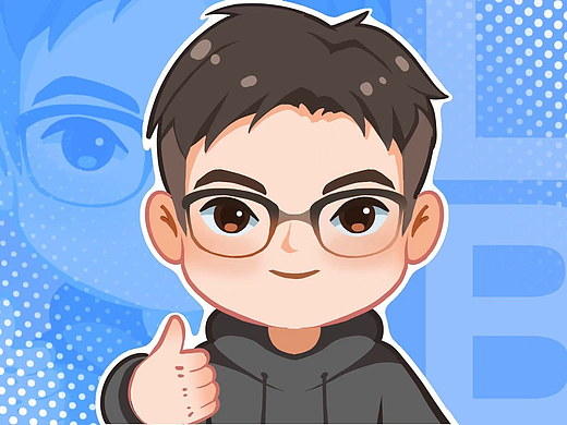 之前画的一组头像