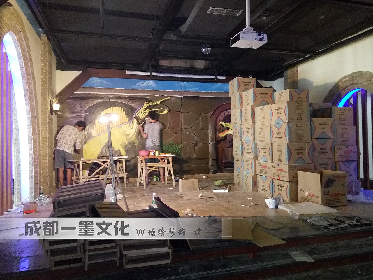 3D画，3D墙绘，3D立体画，成都墙绘，网吧墙绘（图ZNDAzMTQ2Njc2） - 绘画 - 站酷设计师成都一墨文化创意原创素材 - 站酷ZCOOL