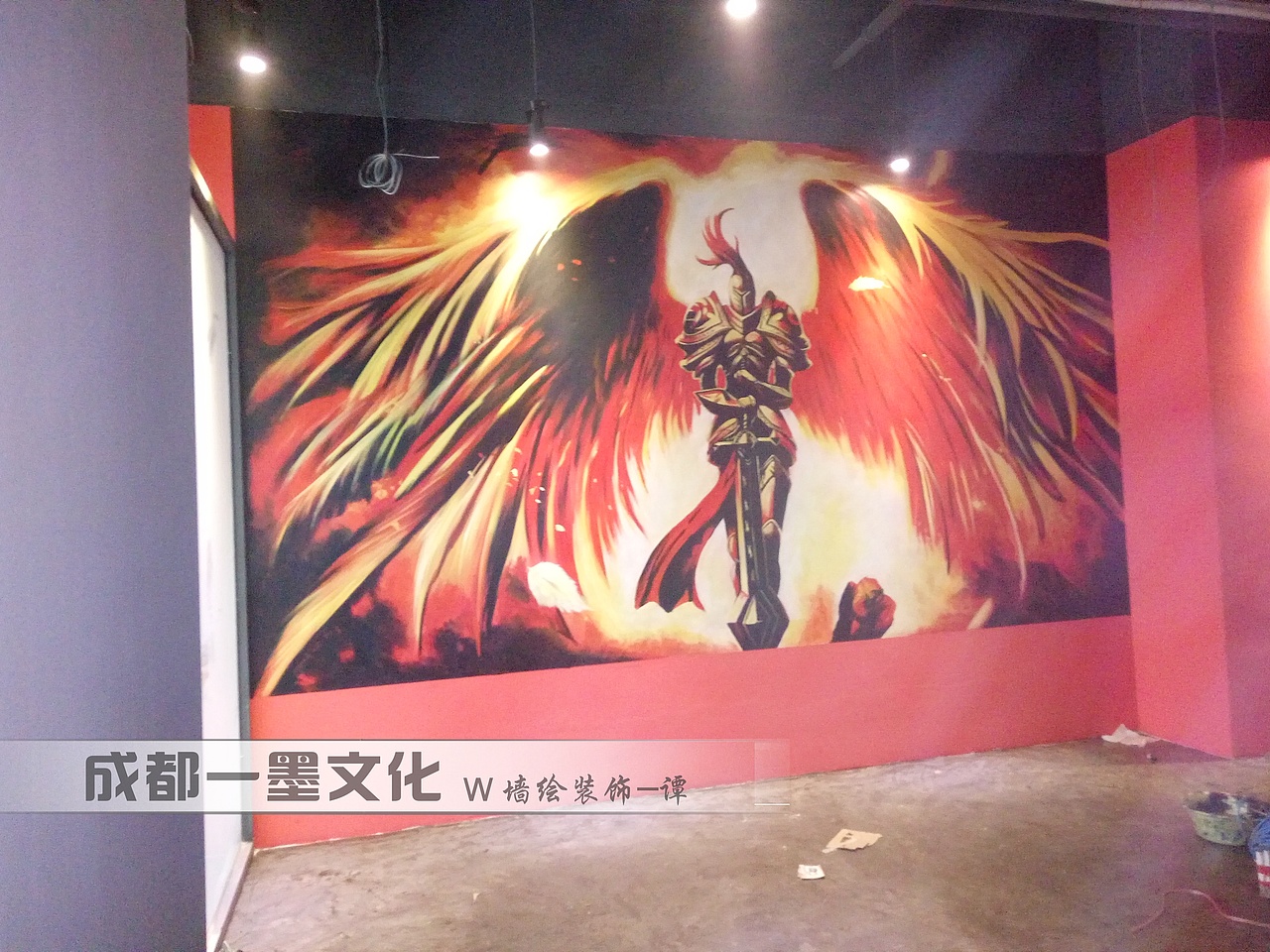 成都墙绘 游戏插画 游戏场景 游戏人物 网吧墙绘（图ZNDAzMTUxMzA4） - 绘画 - 站酷设计师成都一墨文化创意原创素材 - 站酷ZCOOL