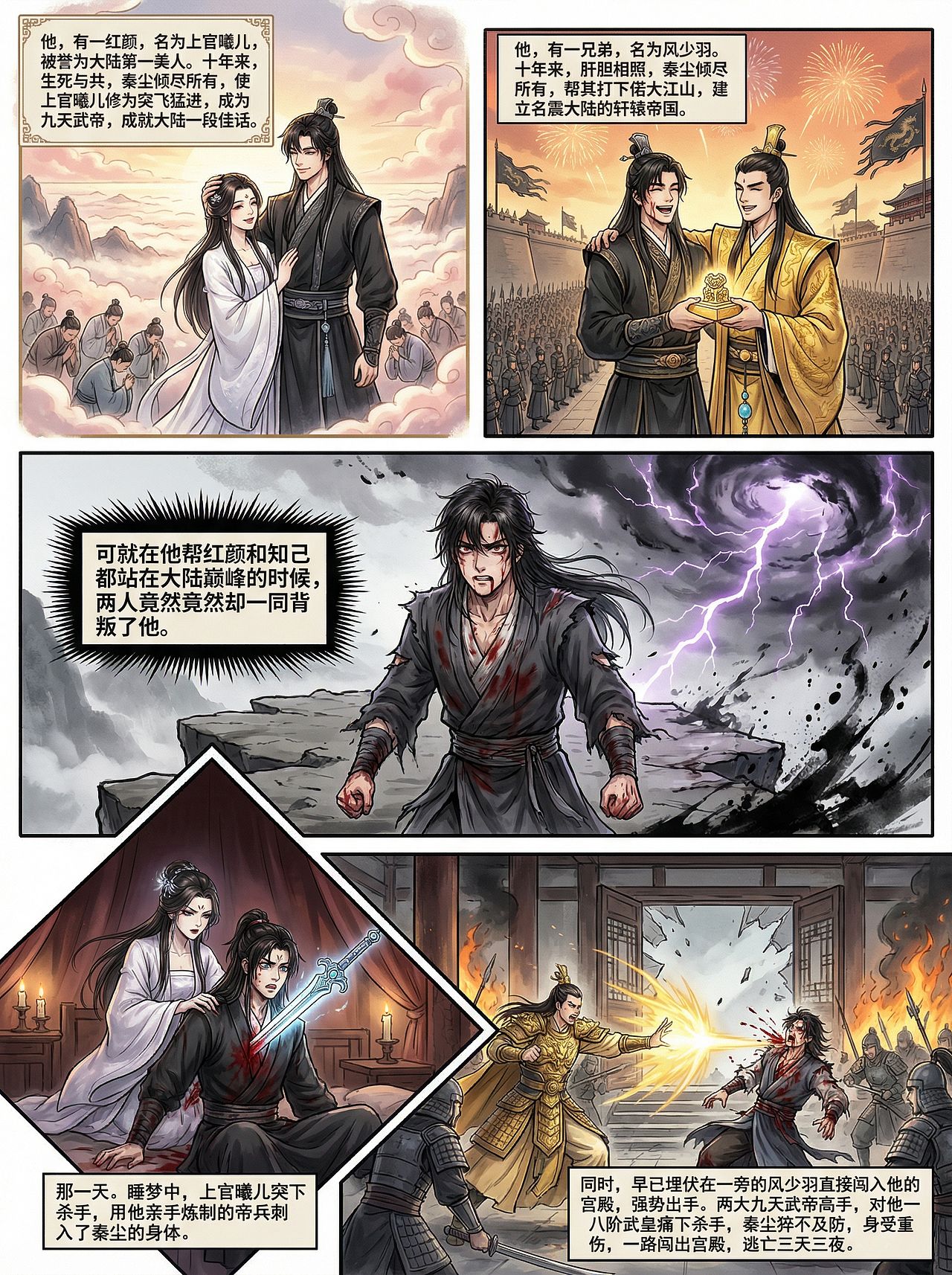 武神主宰 第一话（图ZNDAzMTU2MDY4） - 中/长篇漫画 - 站酷设计师AI快漫画原创素材 - 站酷ZCOOL