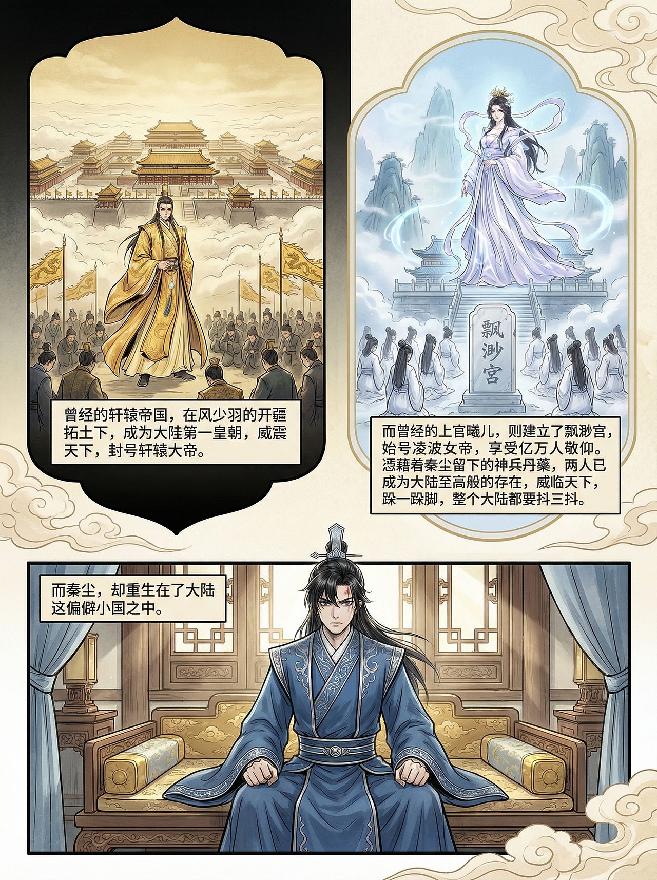 武神主宰 第一话（图ZNDAzMTU2MDk2） - 中/长篇漫画 - 站酷设计师AI快漫画原创素材 - 站酷ZCOOL
