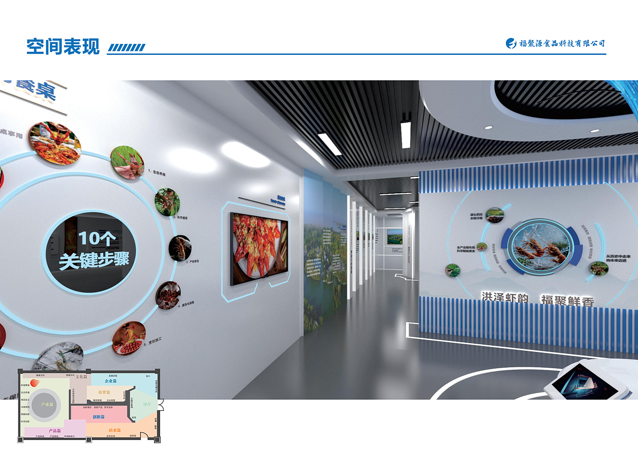 设计师野猫X见野 案例：《食品企业展厅》（图ZNDAzMTU4NzA4） - 建筑/空间 - 站酷设计师设计师野猫X见野原创素材 - 站酷ZCOOL