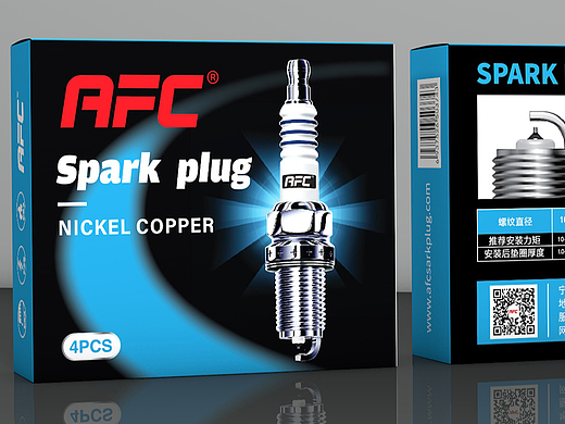 火花塞包装设计丨汽车用品包装丨五金包装丨汽配包装