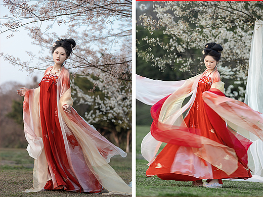 樱如雪，衣如云，人间皆是温柔。