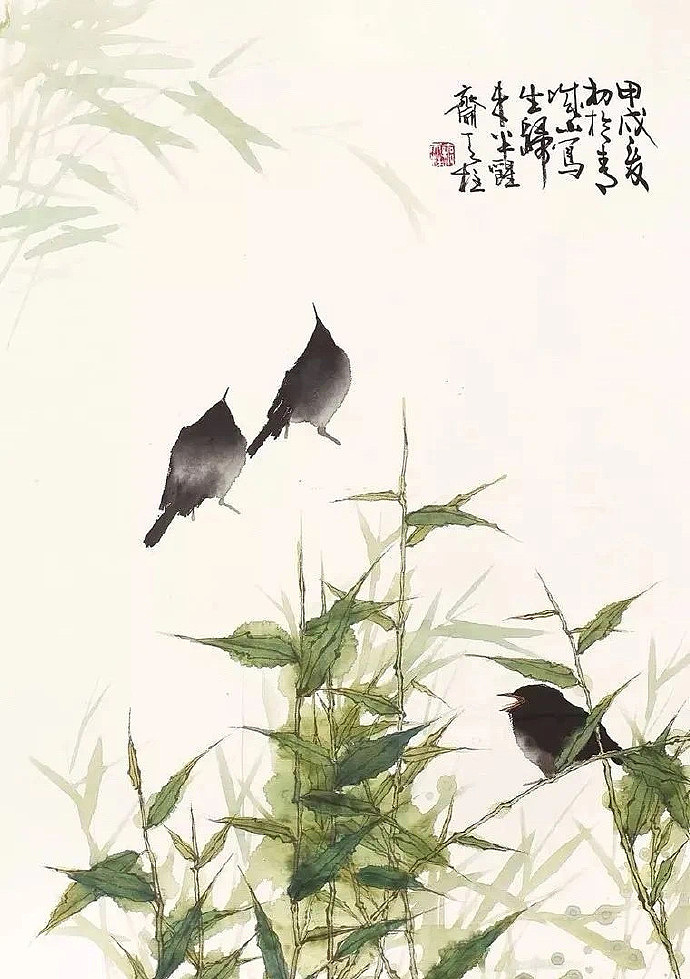 这些花鸟笔墨简练墨趣盎然（图ZNDAzMTc1OTgw） - 其他 - 站酷设计师淼个大叔原创素材 - 站酷ZCOOL