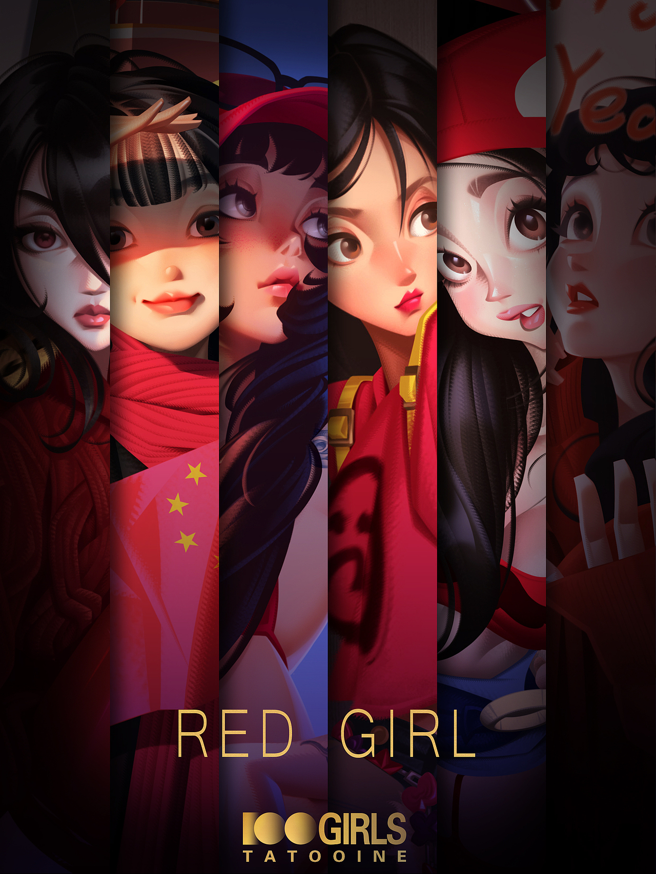 1225天✨100个小姐姐｜达成🔥🎉（图ZNDAzMTc3MDI0） - 创作习作 - 站酷设计师Tatooine1986原创素材 - 站酷ZCOOL