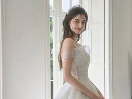 廣州外模 甜美系模特婚紗禮服拍攝