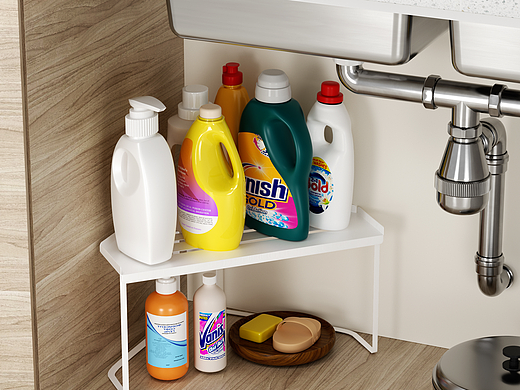 厨房收纳架-建模渲染