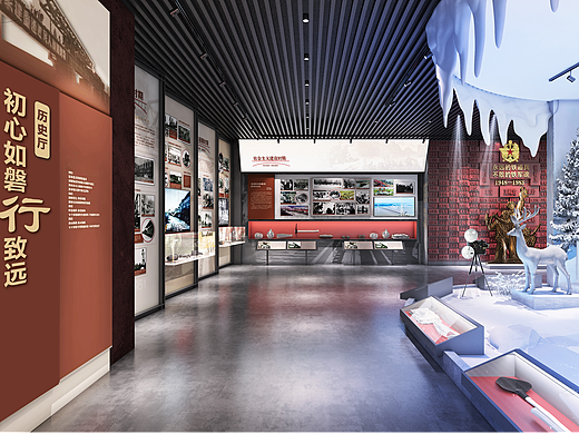 中国铁建大桥局荣史馆设计方案（个人主页-ZNzMyMTQxOTY=） - 展陈设计 - 站酷设计师零感展陈设计原创素材 - 站酷ZCOOL