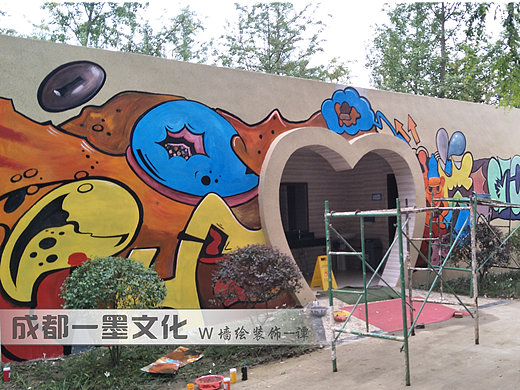 成都壁画 成都彩绘 成都墙绘 社区文化墙 社区墙绘