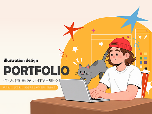 2026-插画设计作品集（包含AIGC）（个人主页-ZNzMyMTcwMjQ=） - 商业插画 - 站酷设计师路赶鹅原创素材 - 站酷ZCOOL