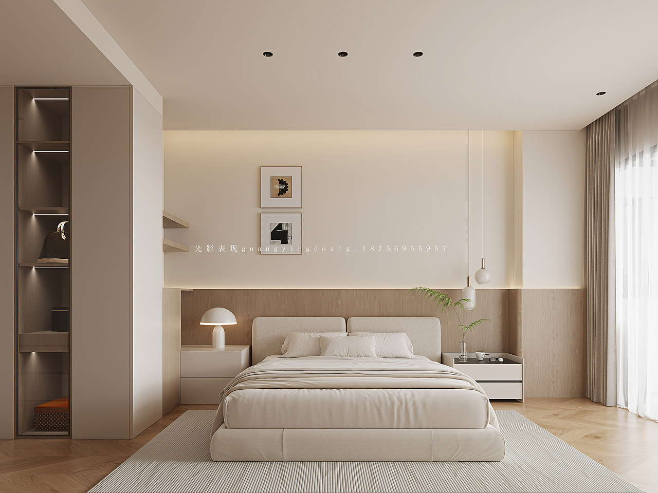 白色系 原木奶油风家装（图ZNDAzMTk0MTg4） - 家装设计 - 站酷设计师光影51原创素材 - 站酷ZCOOL