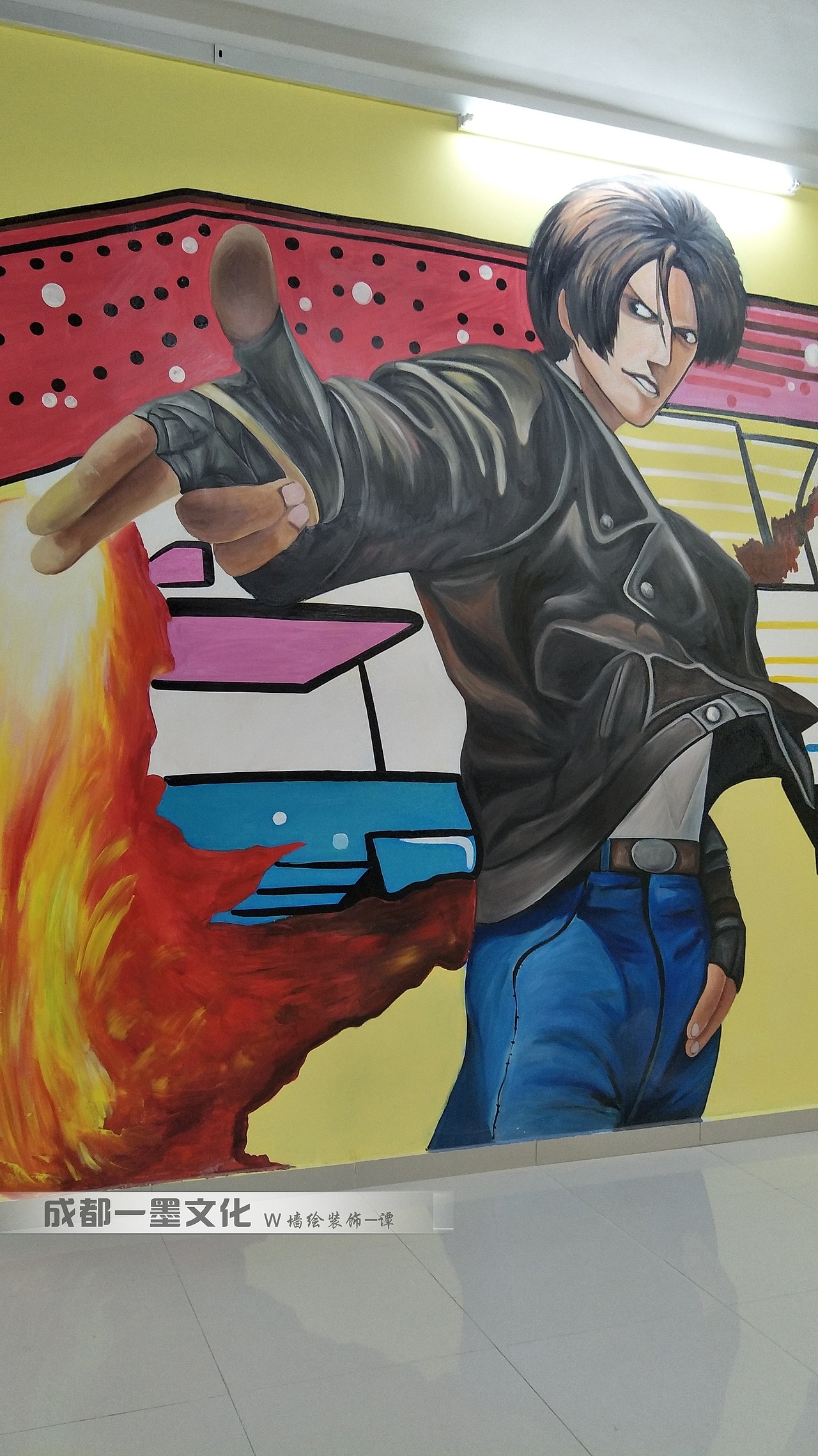 电玩城墙绘 游戏插画 游戏人物 成都墙绘 写实画（图ZNDAzMjAyNTAw） - 绘画 - 站酷设计师新农村壁画原创素材 - 站酷ZCOOL