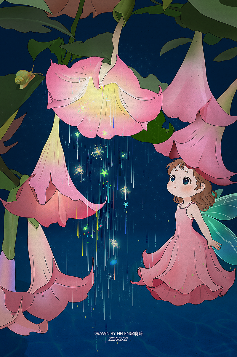 兔精灵系列插画（图ZNDAzMjAzMjIw） - 创作习作 - 站酷设计师晓玲插画原创素材 - 站酷ZCOOL