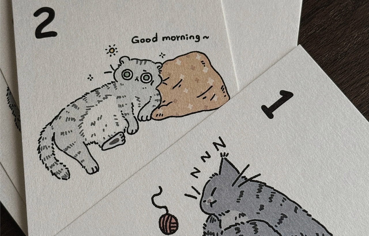 Dameng的猫 2025 月历版（图ZNDAzMjA0MDg0） - 艺术插画 - 站酷设计师DDDameng原创素材 - 站酷ZCOOL