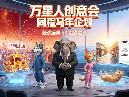 万星人创意会x同程马年企划