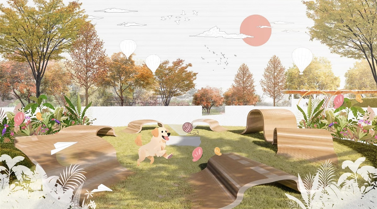 拼贴风效果图/插画风效果图制作/作品集/环艺（图ZNDAzMjA2MDI0） - 景观设计 - 站酷设计师韋环艺设计可接原创素材 - 站酷ZCOOL