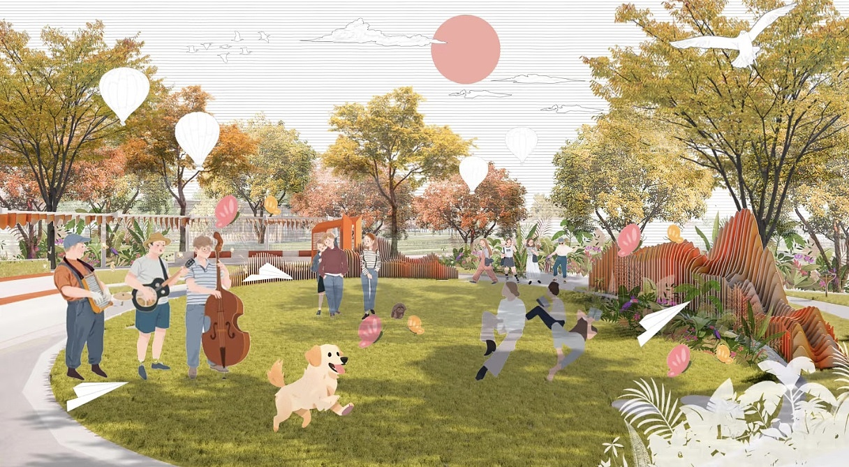 拼贴风效果图/插画风效果图制作/作品集/环艺（图ZNDAzMjA2MDI4） - 景观设计 - 站酷设计师韋环艺设计可接原创素材 - 站酷ZCOOL